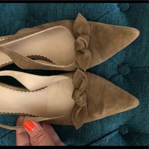 Boden suede sling backs
